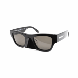 PALM ANGELS - MYRTLE SUNGLASSES BLACK DARK GREY   BLACK DARK GREY
