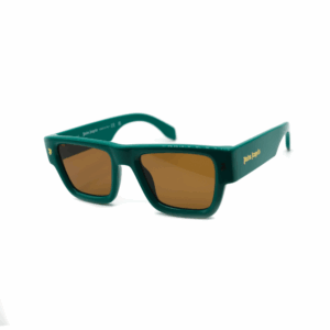 PALM ANGELS - PALISADE SUNGLASSES GREEN BROWN    GREEN BROWN