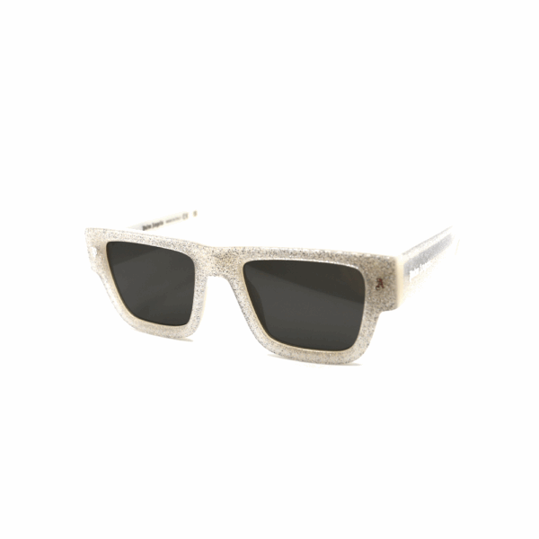 PALM ANGELS - PALISADE SUNGLASSES GLITTER DARK GREY   GLITTER DARK GREY