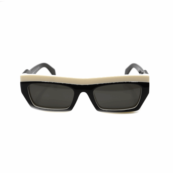 PALM ANGELS - EMPIRE SUNGLASSES WHITE DARK GREY   WHITE DARK GREY - immagine 2