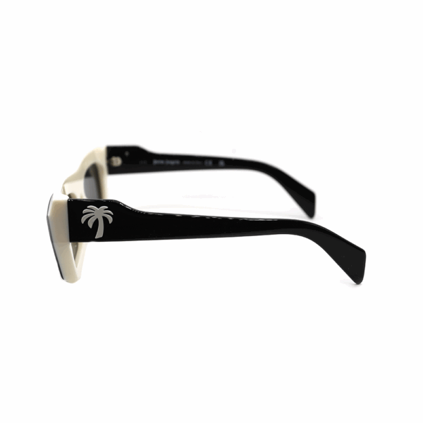 PALM ANGELS - EMPIRE SUNGLASSES WHITE DARK GREY   WHITE DARK GREY - immagine 3