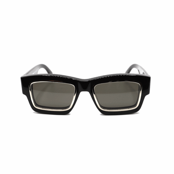 PALM ANGELS - RAYMOND SUNGLASSES BLACK DARK GREY   BLACK DARK GREY - immagine 2