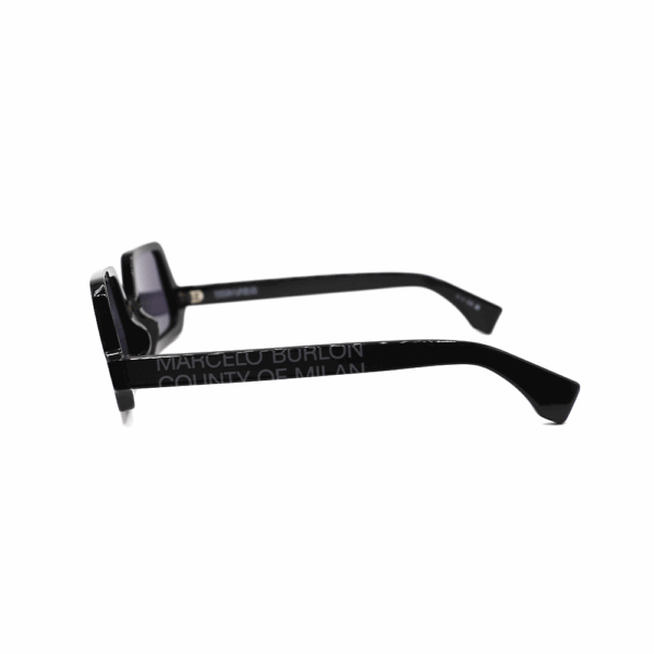 COUNTY OF MILAN MARCELO BURLON - SOLIDAGO SUNGLASSES BLACK DARK GREY   BLACK DARK GREY - immagine 3