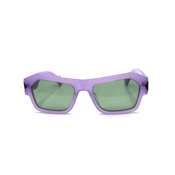 COUNTY OF MILAN MARCELO BURLON - CARDO SUNGLASSES PURPLE GREEN   PURPLE GREEN - immagine 2
