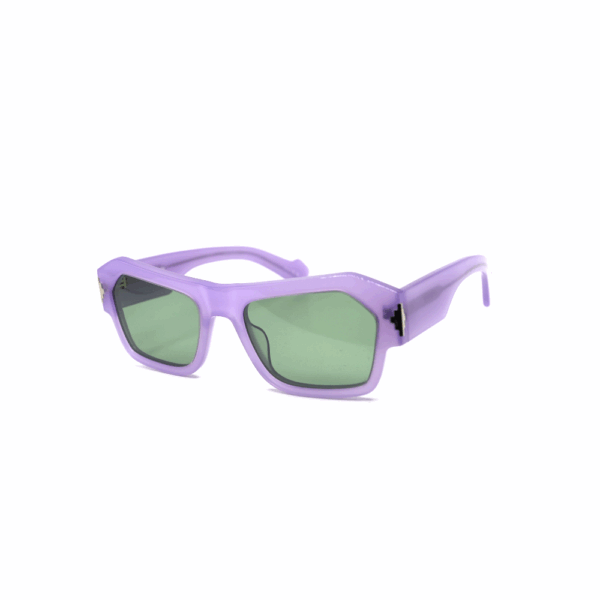 COUNTY OF MILAN MARCELO BURLON - CARDO SUNGLASSES PURPLE GREEN   PURPLE GREEN - immagine 3